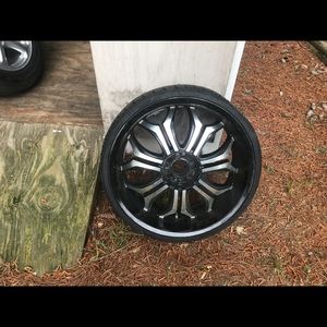 4 Black and Chrome RIMS